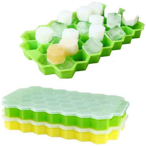Homemade 37 Holes High Capacity Honeycomb Shape <strong>Ice</strong> Mold Silicone <strong>Ice</strong> <strong>Cube</strong> <strong>Tray</strong> - Product Image 4