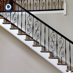 Recinzione Ornamentale Prima Tagliata al <span class=keywords><strong>Laser</strong></span>, Ingresso in Metallo Fatto a Mano con Dettagli a Spirale, <span class=keywords><strong>Ringhiera</strong></span> Tradizionale in Ferro Battuto - Product Image 3
