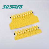 Étiquettes d'oreille personnalisables de bétail en plastique de TPU pour des étiquettes d'oreille de bétail de moutons et de chèvres de bétail