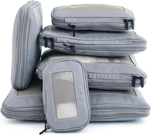 Set 8 Organizer Per Valigia BETLLEMORY - Sacchetti Impermeabili E Compressione, Per Viaggi