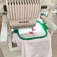 Machine à broder industrielle à tête unique, grande surface 1200*500mm, 1200 tr/min pour imprimerie