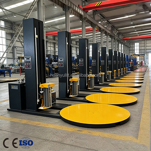 آلة تغليف البالتات الثقيلة الأوتوماتيكية بالكامل مع طاولة دوارة لتغليف الأفلام القابلة للتمدد مع شهادة CE - Product Image 1