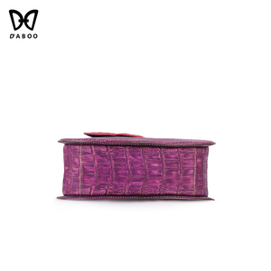 Bolso de Mano de Lujo Hecho a Mano con Piel de Caimán para Mujer, Bolso Estructurado de Cuero Personalizado para Viajes, Fiestas y Eventos, OEM - Product Image 2