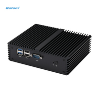 Mini PC Industrial Sin Ventilador Qotom Q30400P, Carcasa de Aluminio, Intel Haswell Broadwell, 4 COM, 2 LAN, 6 USB, Doble HD