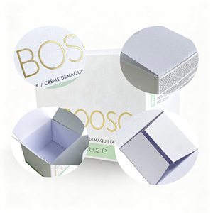 Sinh thái thân thiện phân hủy sinh học sóng vận chuyển Hộp Tùy chỉnh logo thương hiệu in màu hồng cứng nhắc các tông bưu phẩm Hộp quà tặng - Product Image 5