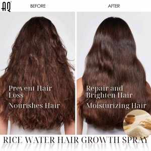 <span class=keywords><strong>Spray</strong></span> à la biotine AQ hydratant et fortifiant pour la croissance et la réparation des cheveux - Convient aux cheveux secs et abîmés - Product Image 3