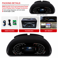 Pour X5 E53 E39 1999-2006 : Cockpit Virtuel avec Affichage KM/H MPH, CarPlay Intégré, Plug and Play, Accessoire Complet pour Amélioration du Véhicule
