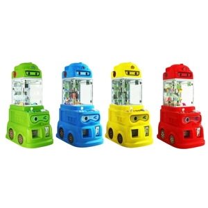 Super Fire Truck Mini Claw Doll Machine Portable Kids Claw Crane Toy Máquina <span class=keywords><strong>de</strong></span> juego para pequeñas empresas - Product Image 1