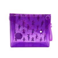 Offre Spéciale Eco Neon PVC emballage maillot de bain sac Portable silicone poignée bikini bouton-pression pochette