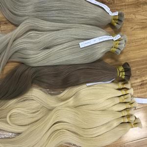 ผมต่อแท้บราซิลแบบเวอร์จิ้นสีบลอนด์ 613 แบบเวฟตรง คิวติเคิลเรียงเส้น ดับเบิ้ลเวฟท์ ผมเรมี่เวียดนาม ขายส่ง - Product Image 4