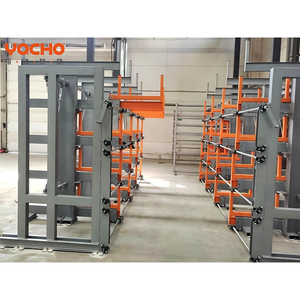 Estantería Cantilever Telescópica Eléctrica Inteligente para Almacenes Logísticos, Sistema de Almacenamiento Automatizado para Perfiles de Tubos Metálicos, OEM - Product Image 2