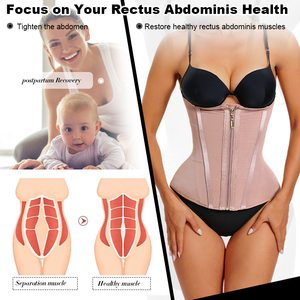Cintura Cinchers Cintura Postparto <span class=keywords><strong>Fajas</strong></span> Abdomen Control Cintura Entrenador Corsé Cinturón Adelgazante Reloj de arena Faja para mujeres - Product Image 4