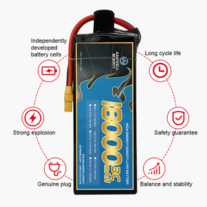แบตเตอรี่ลิเธียมไอออน Ampxell Semi Solid State Series 18000mAh 21.9V 6S1P สำหรับโดรน AMX-18A022I-EXE 18000mAh สำหรับการเกษตร - Product Image 4