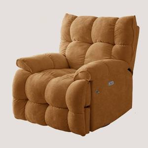 Fauteuil de massage électrique moderne et minimaliste avec cadre métallique, fonction pédicure, pivotant et inclinable, pour salon et détente - Product Image 4