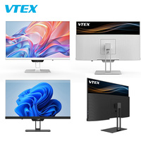 PC Todo en Uno de 23.8 y 27 Pulgadas con Batería UPS Integrada, Cubierta Trasera Personalizada con Logotipo Iluminado, PC Todo en Uno con Batería UPS Extraíble
