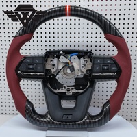 Volant de course en fibre de carbone imprimé par transfert d'eau, compatible avec Toyota Camry LC300 LC250 Hilux, personnalisé en usine OEM