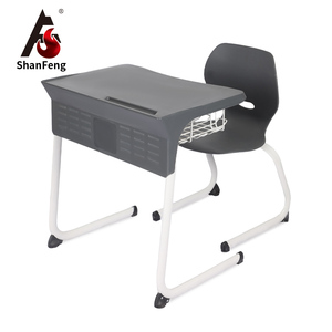 Thiết kế hiện đại sinh viên lớp học giá rẻ thoải mái bền ABS nhựa + thép thanh bàn và ghế đặt - Product Image 1