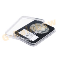 Self Lock NGC PCGS Grade Collection Box Porte-monnaie sur mesure Eva Inner Graded Coin Dalle Display Storage Case avec étiquette Position