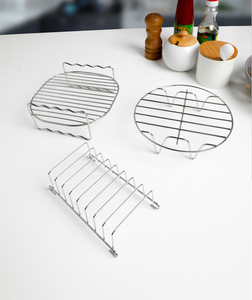 Grille de séchage triangulaire en acier inoxydable 304 316 pour gâteaux, pains, biscuits, pâtisseries et produits à cuire - Product Image 1
