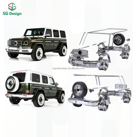 Kit carrosserie VINTAGE VERSION pour Mercedes Classe G Break W464 W465, pare-chocs et pièces de carrosserie en ABS et fibre de verre VINTAGE VERSION