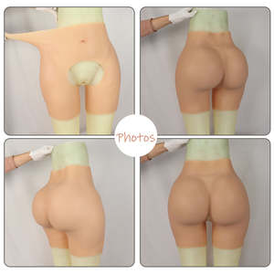 1.2cm Silicone mégots faux Push up culotte artificielle réaliste hanches Bum Sexy poupée culotte doux Bum Shapewear pour femme africaine - Product Image 6