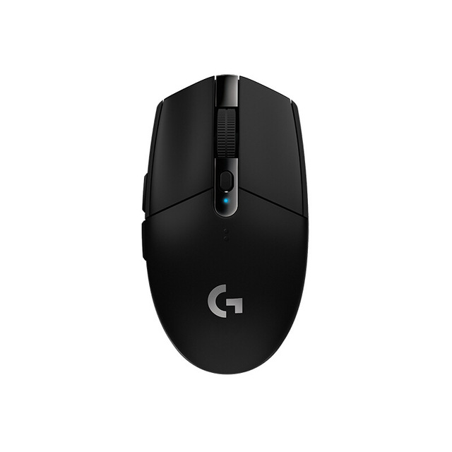 G304 Lightspeed Wireless Right-Handed Gaming Mouse 6 Programmable Buttons 12000DPI RGB Backlit Ergonomic Design for PC Office