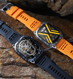 K63 Người Đàn Ông Của Ngoài Trời Chiến Thuật Thể Thao <span class=keywords><strong>Smartwatch</strong></span> 1.96 "AMOLED Màn Hình Lớn Bt Gọi Điện Thoại 380MAh Pin Dung Lượng Lớn Hoạt Động Tracker - Product Image 4