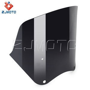 12 pulgadas faro carenado parabrisas para Harley Dyna Super Glide FXDB calle <span class=keywords><strong>Bob</strong></span> FXR FXBB 2005, <span class=keywords><strong>2006</strong></span> de 2017 Protector - Product Image 2