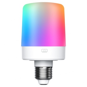 Lámpara de Pared LED con Bombilla E26, Carga USB, Control Remoto Táctil, Temporizador, Lámpara de Mesa de Noche, Fuente de Luz de Emergencia, Cuerpo de Plástico, DC E14 - Product Image 5