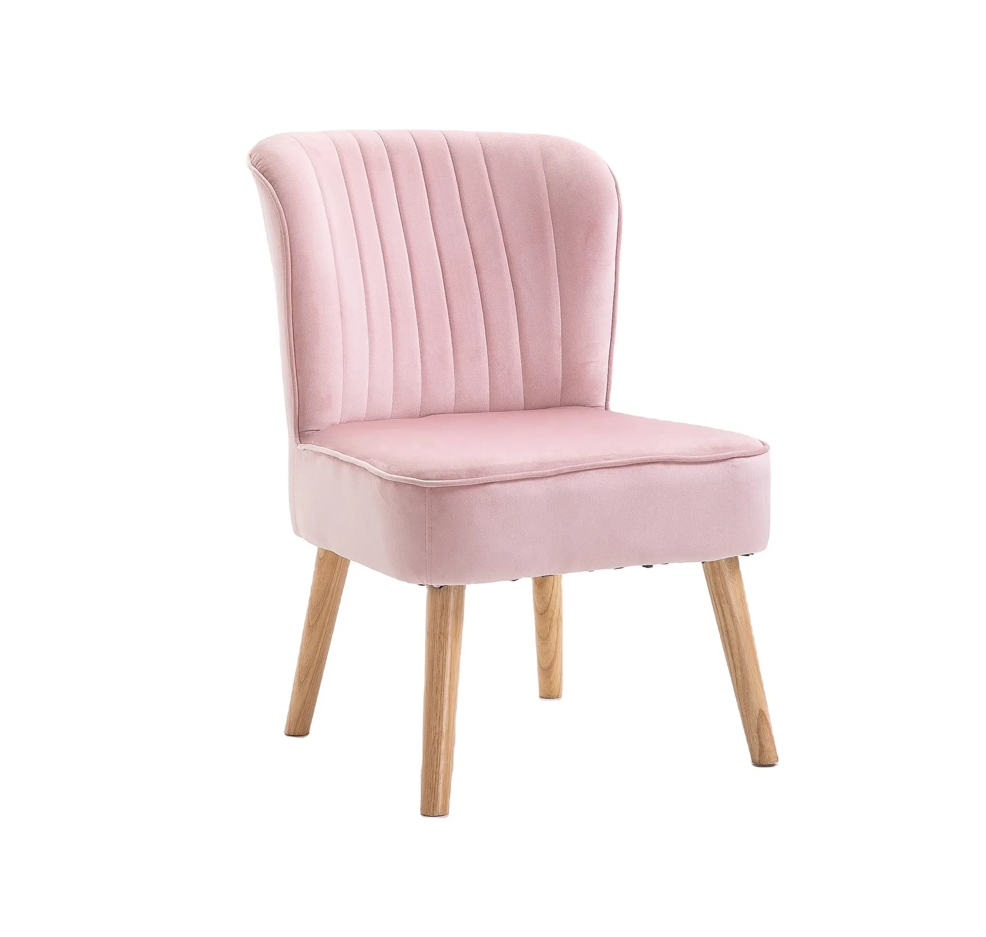 Одноместный диван Partner, удобное мягкое розовое кресло с подлокотниками, стул из акцентной ткани для гостиной