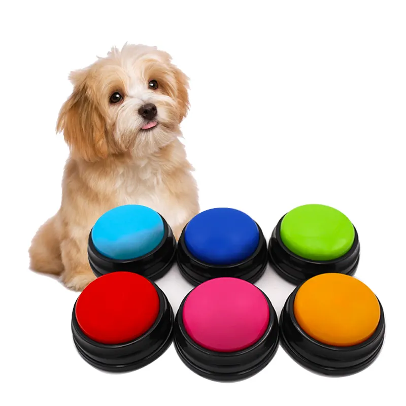 הכי מגניב כלב תקשורת מדבר כפתור כלב הקלטת כפתור לאימון חיות מחמד צעצועי בתפזורת