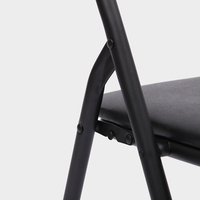 Échantillon gratuit Offre Spéciale en gros pliable chaise de cadre en métal de conception moderne siège souple intérieur et extérieur personnalisé chaise Pliante