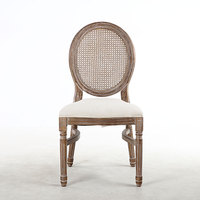 Chaise de salle à manger en coton et lin, de salle à manger moderne, célèbre fabriqué en chine, en caoutchouc, vente en gros économique,