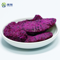 SAIYANG Gefroren Gedroogde Fruit Snack Rode Pitaya Gefroren Gedroogde Drakenvrucht Snack Gefroren Gedroogde Rode Drakenvrucht Schijfjes