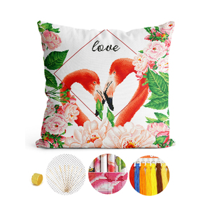 2026 New DIY Needlework Counted Cross-Stitch Set Cotton Embroidery Kit with Pillow for Gift Giving