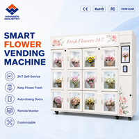 Winnsen - Expendedor Inteligente de Flores Refrigerado y Humidificado para Grandes Ramos en Centros Comerciales