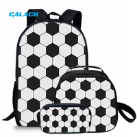 Vente en gros Élèves 3-en-1 Ensemble Sac à dos étanche Sac d'ordinateur doublé en polyester pour filles 14 pouces