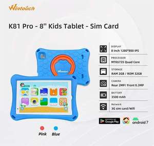 Планшет для детей на Android 7.0, 8 дюймов, Quad Core, 2 ГБ ОЗУ, 32 ГБ ПЗУ, с поддержкой 3G-звонков, OEM-производство, по цене производителя - Product Image 2