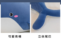 Bantal Boneka Hewan Laut Paus Lucu dari Kapas PP Berbagai Ukuran, Super Lembut dan Menenangkan, Hadiah Ulang Tahun dan Liburan