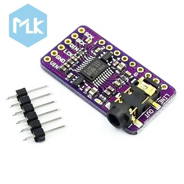 MLK Interface I2S PCM5102A DAC Decoder GY-PCM5102 I2S Player Module Format Digital Audio Board
