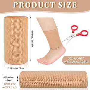 Coussin respirant universel pour le pied et le bas du pied, et manchons de protection en gel pour la cheville - Product Image 1