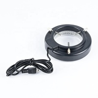 Penjualan terlaris Harga terbaik arah LED-144TL mikroskop dapat diatur lampu cincin Led dengan adaptor untuk mikroskop Stereo
