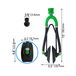 Limpiador de Motor de plástico de doble tubo de Cabeza Cuadrada ISURE, herramienta de lavado de motor fuera de borda, Clip de prueba de agua, soporte para auriculares, <span class=keywords><strong>barco</strong></span> - Product Image 6