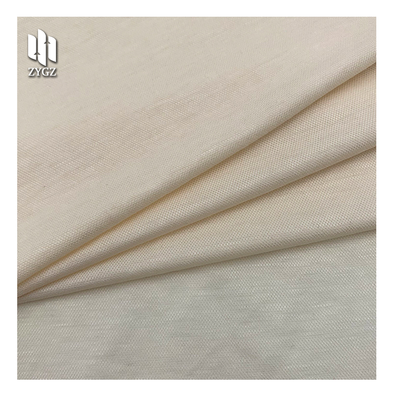 Imitation Linen Pique Textured Fabric 56%Rayon 44%Nylon Breathable Soft T-shirts, Shirts, Casual Pants, Suits, Fabric Wholesale