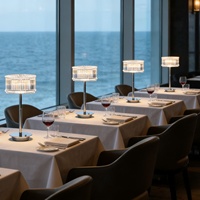 Lampe de table sans fil de luxe en cristal, LED à piles, pour événements, décoration, avec variateur tactile, pour banquets, mariages, douches nuptiales, hôtels, jardins