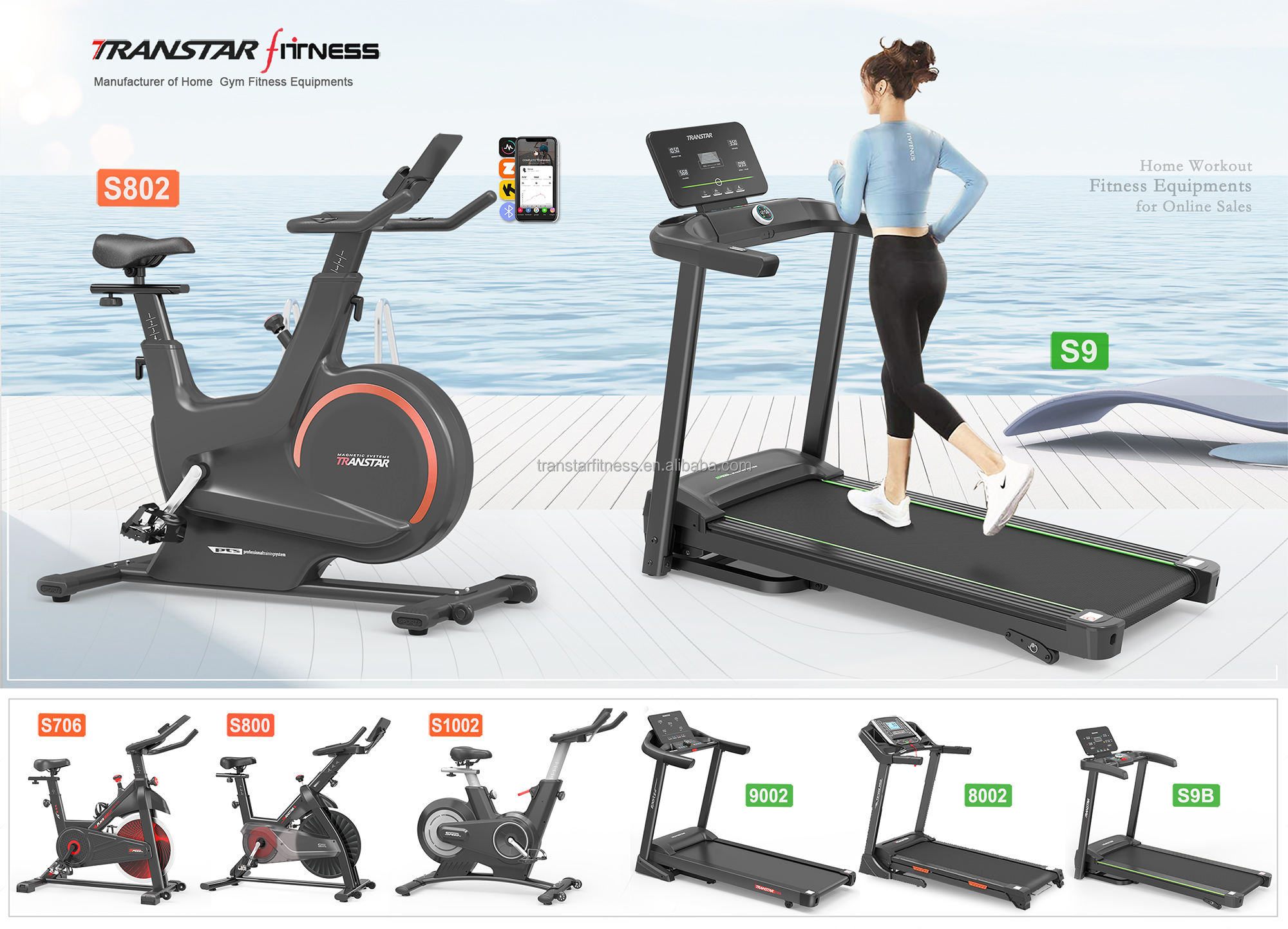 Home Fitness Exercise Bike Stationary Indoor Bike Bicicleta