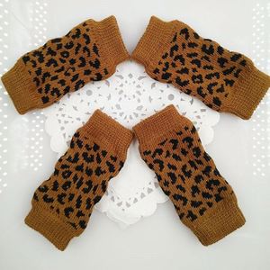 Protège-coudes pour chien à pois mignons, lot de 4, chauffe-jambes tricotés pour chiot, protège-mâchoires tricotés pour animaux de compagnie pour le froid - Product Image 2