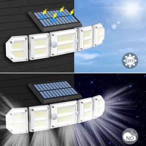 Lampe solaire LED étanche IP65 de style européen à détection de mouvement pour cour, nouvelle, directement de l'usine, pour l'exportation - Product Image 2