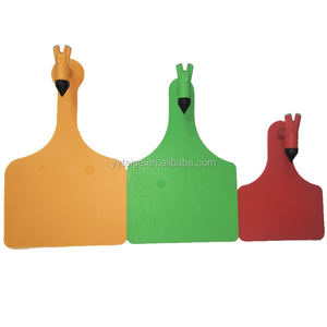 Marqueur d'identification de bétail monobloc en TPU étiquette d'oreille monobloc impression Laser de grande taille Type Z étiquette d'oreille de vache de bétail - Product Image 3