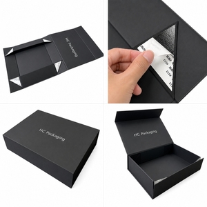 Boîte cadeau écologique en gros, boîte rigide magnétique de style livre avec logo personnalisé, emballage en carton de qualité supérieure, fabricant d'usine - Product Image 2